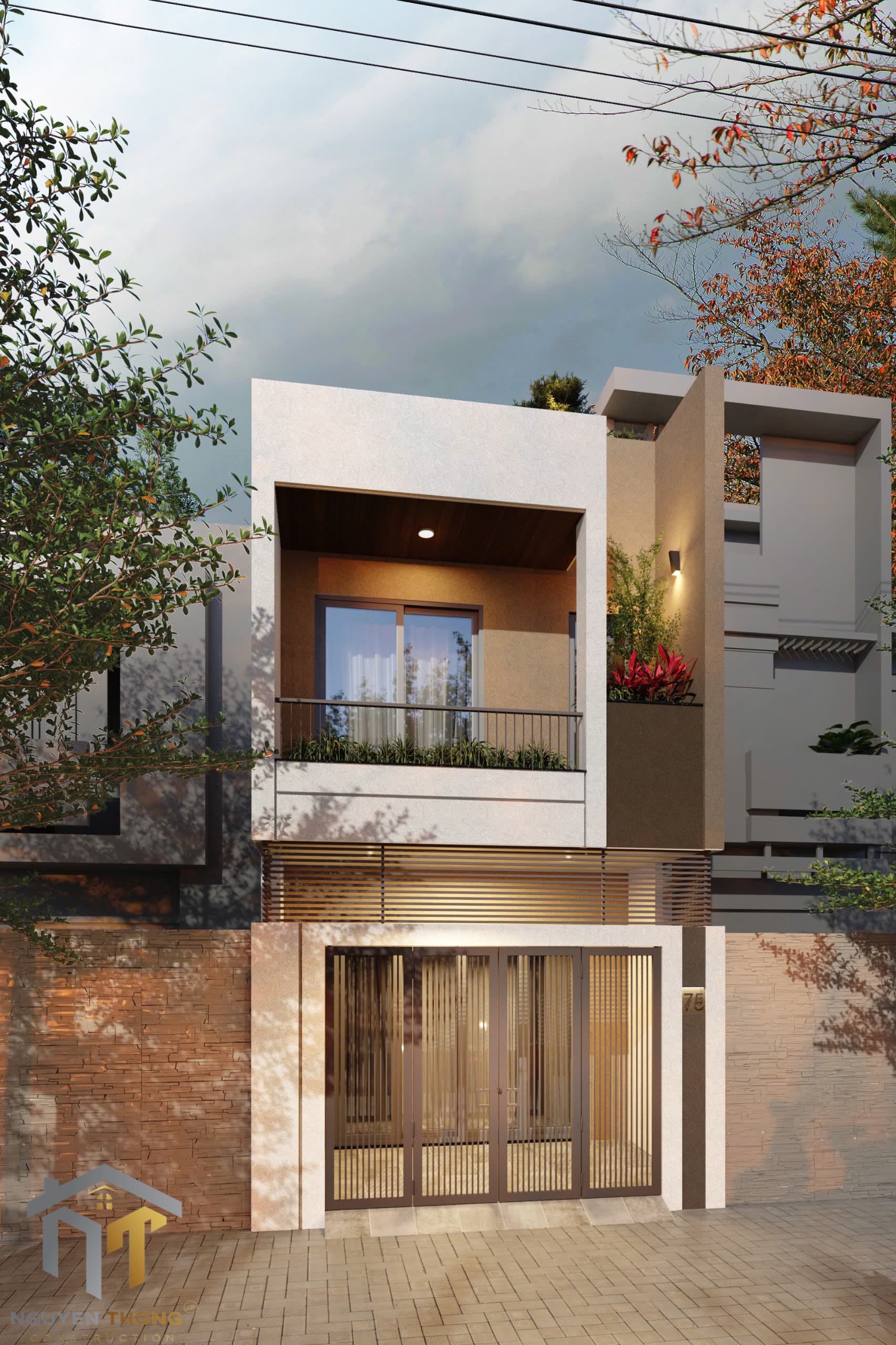 Nhà phố 2 tầng nhỏ xinh – Tổ ấm hoàn hảo cho đôi vợ chồng trẻ